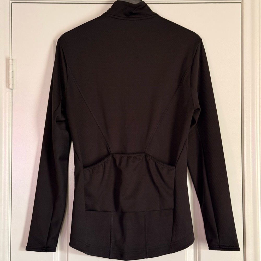 Men's Black Quarter-Zip Sweater - Picture 2 of 2